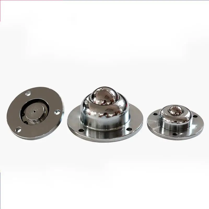 IA19 IA25 IA38 series  Heavy Duty flange Ball Transfer Unit  Bearing System Conveyor Equipment industrial caster universal wheel