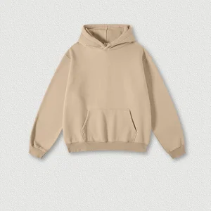 Wholesale Unisex Hip Hop Oversized Custom Hoodie Luxury Heavyweight High Quality Plain Hoodies Sweatshirt