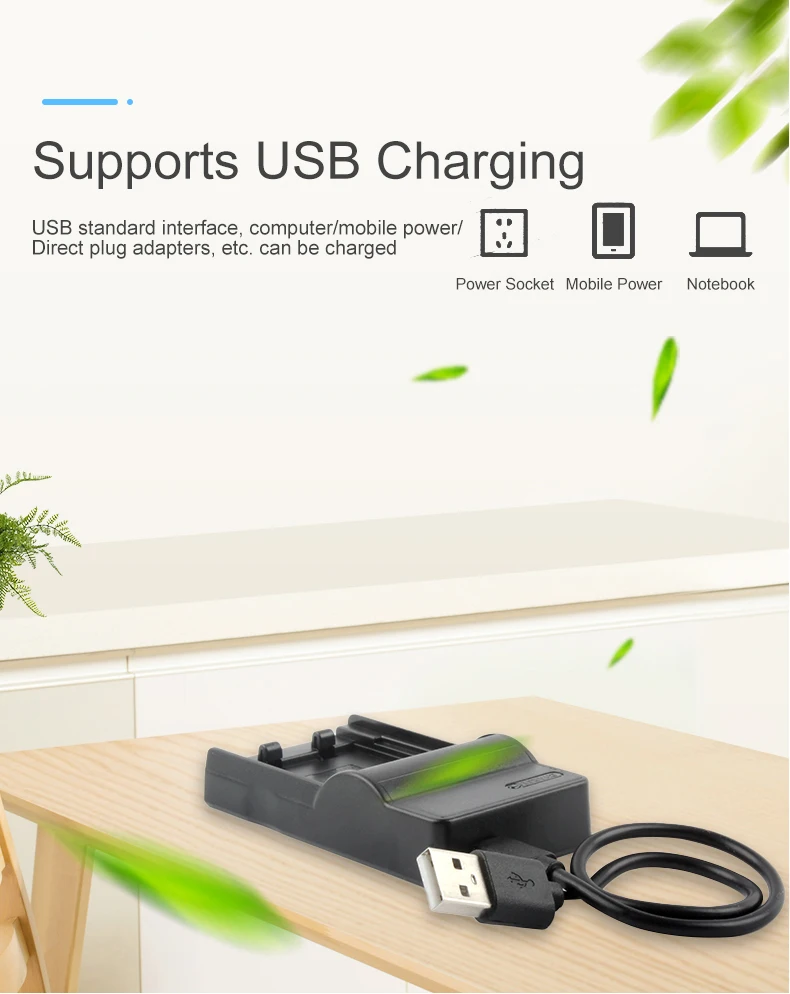 ED-BP1410 BP-1410 BP1410 Battery USB Charger with 30CM USB Cable for Samsung NX30 WB2200 and WB2200F Cameras ... details