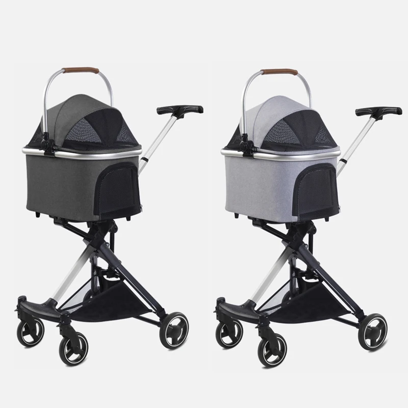 Luxury Pet Stroller Portable Travel for Cats Dogs