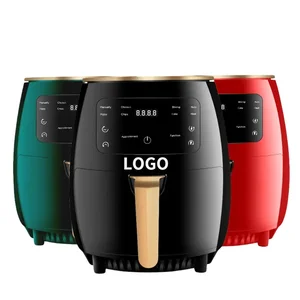 Wholesale High Quality Square Oil-Free LCD Display Household Electric Air Fryer Cooker with 3-Year Warranty Hot Sale