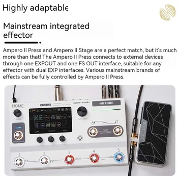 Electric Guitar Multi-effects Processor With Loop & Drum Machine