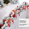 1.8 meters flocking rattan + red decoration