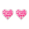 Ribbon silicone Focal bead White SA351