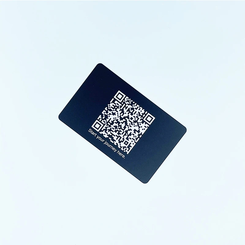 Personalized Logo Qr Code Glossy/matte Plastic Nfc Business Name ...