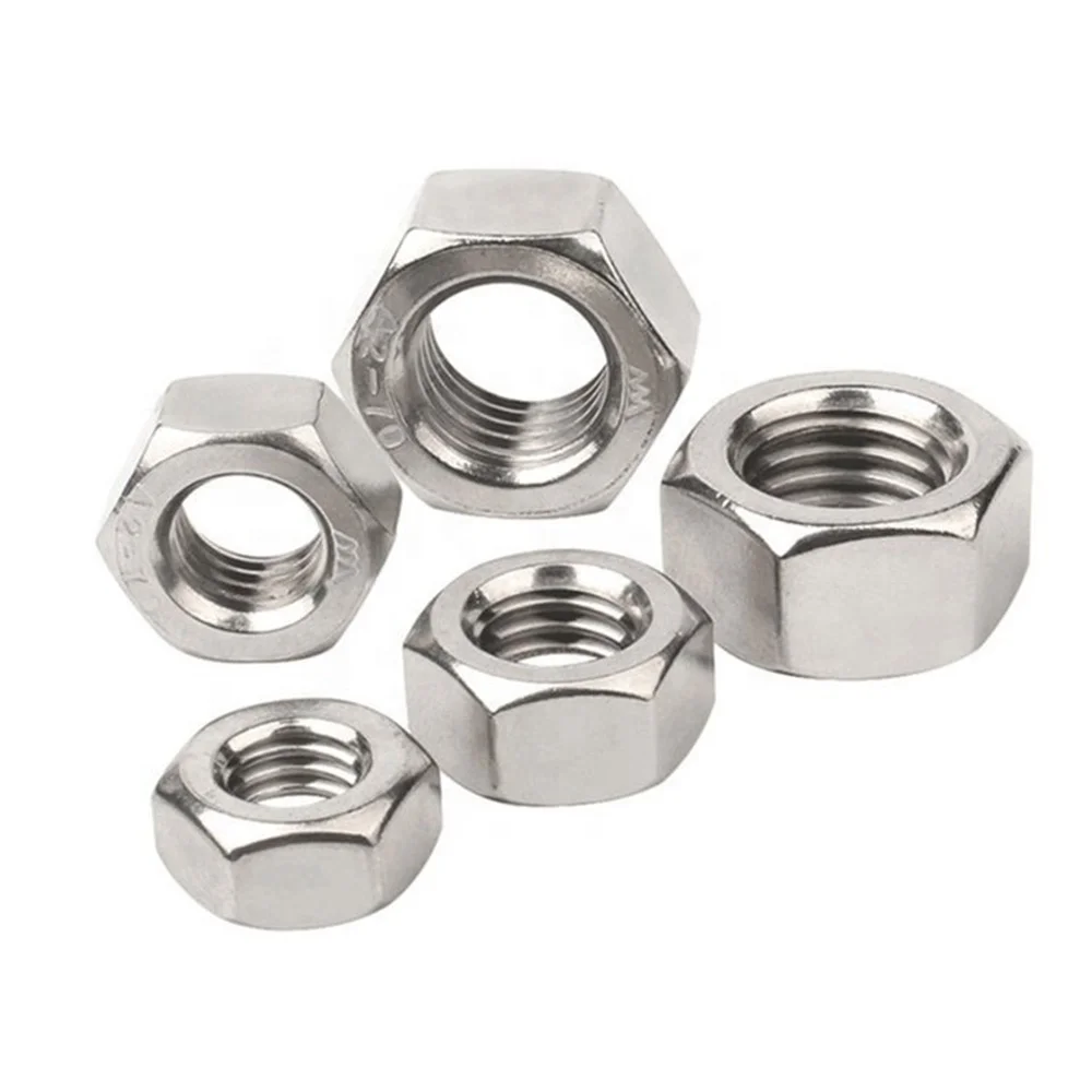 Factory Custom Grade 12.9 10.9 Wholesale Stainless Steel Hex Revit Nut M21 2h Happy Bmx Private Label Dishes Luxury Nuts 100g
