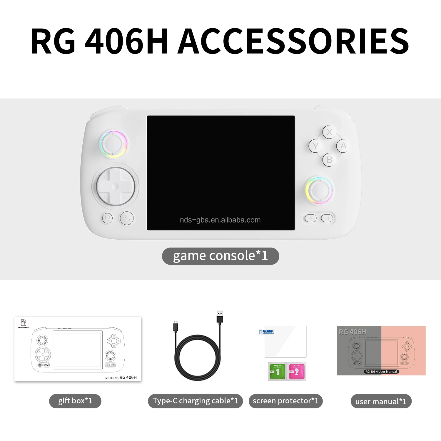 ANBERNIC RG406H - Android 13 Game Console with 4.0