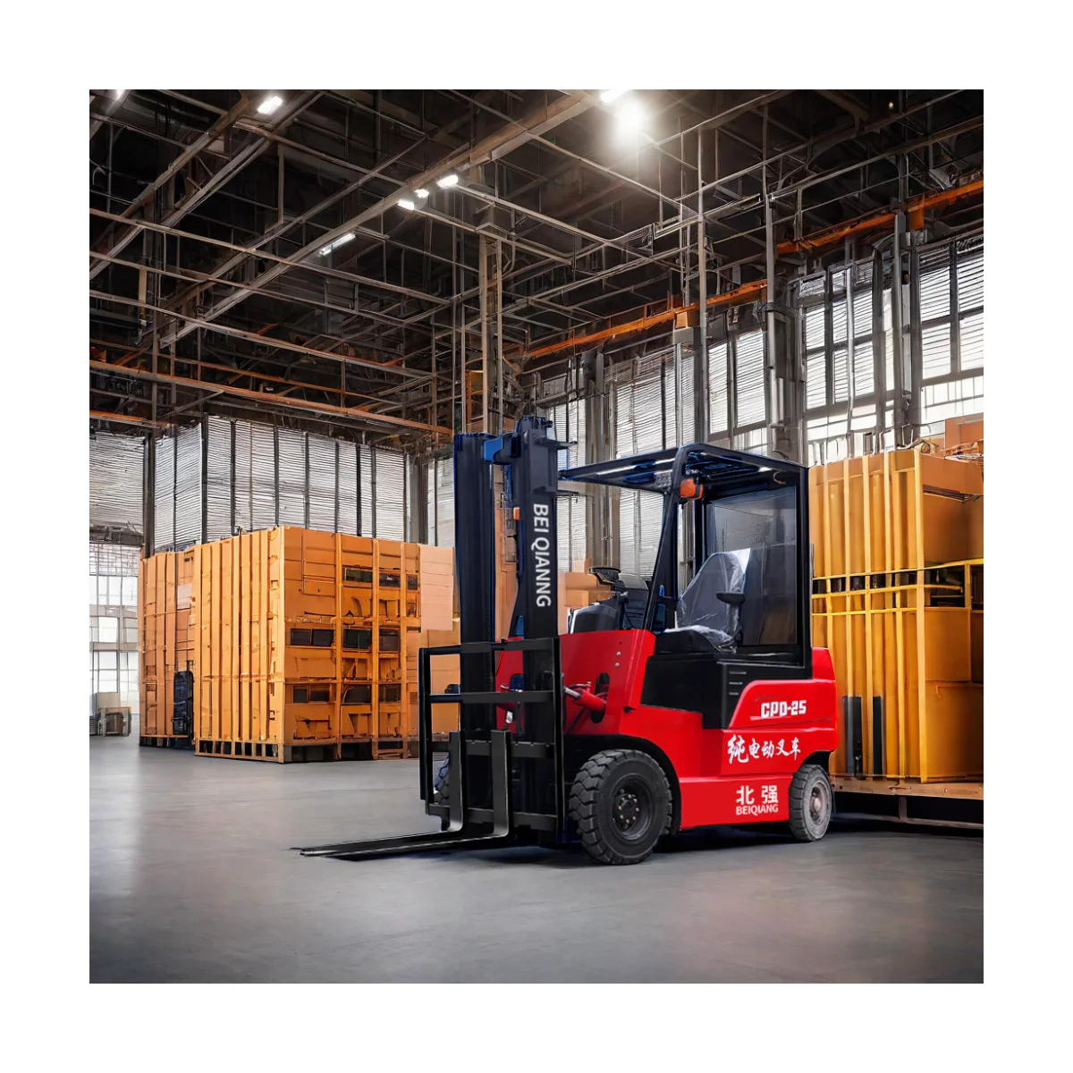 2024 China 60V CE Ac Motor 2.5ton 3m 4m 5m Electric Forklifts High-Efficiency Product with Innovative Technology for sale