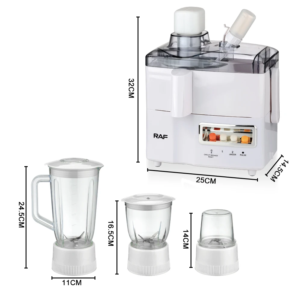 Raf Solid State Control Juicer Extractor 400w 4 In 1 Electric Juice