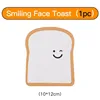 Tostada con cara sonriente