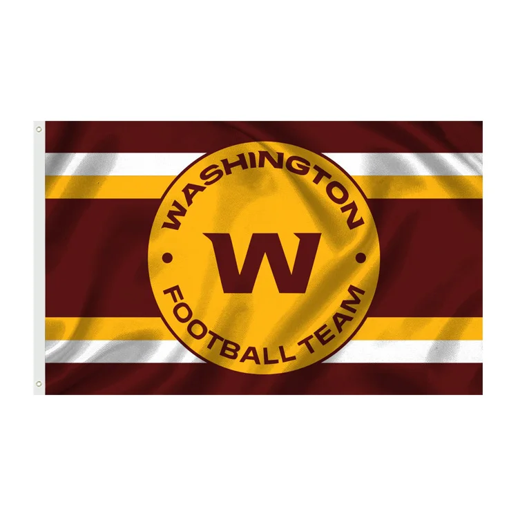 Custom Design All 32 Team 3x5FT Football NFL Sports Flags Washington Commanders Flag With Stars and Stripes