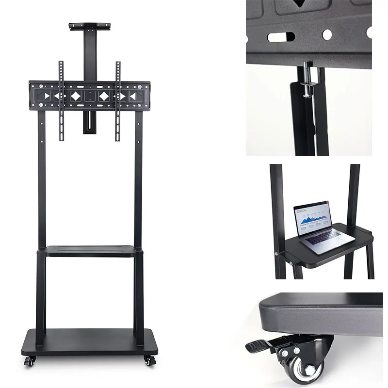 Carts TV bracket para 32/43/75 inches removable LED LCD tv stand with cold rolled steel plate monitor mount