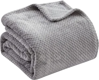 Vintage Knitted Pineapple Flannel Blanket Solid Color Thick and Soft Coral Velvet Sofa Bed Air Conditioner Nap Blanket