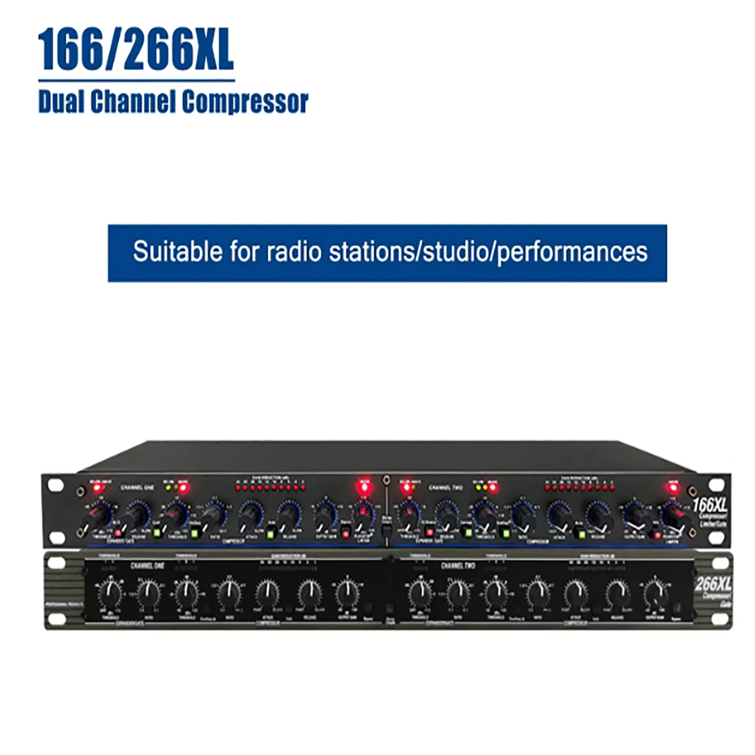 266XL/266XS/166XL/166XS Audio Compressors for Professional Performance