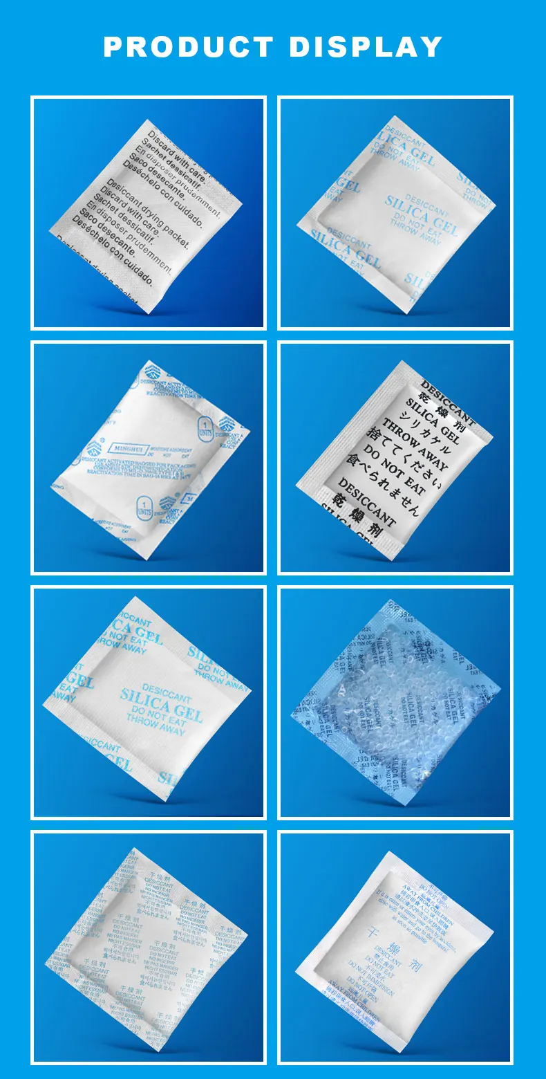 Minghui New Chemical Desiccant Silica Gel Bead Packets