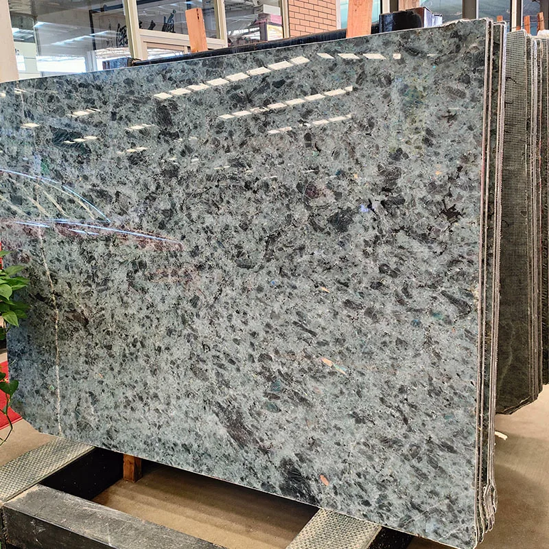 product hot selling hard outdoor decoration of nature blue stone granite blue emerald granite  wall and floor file-1