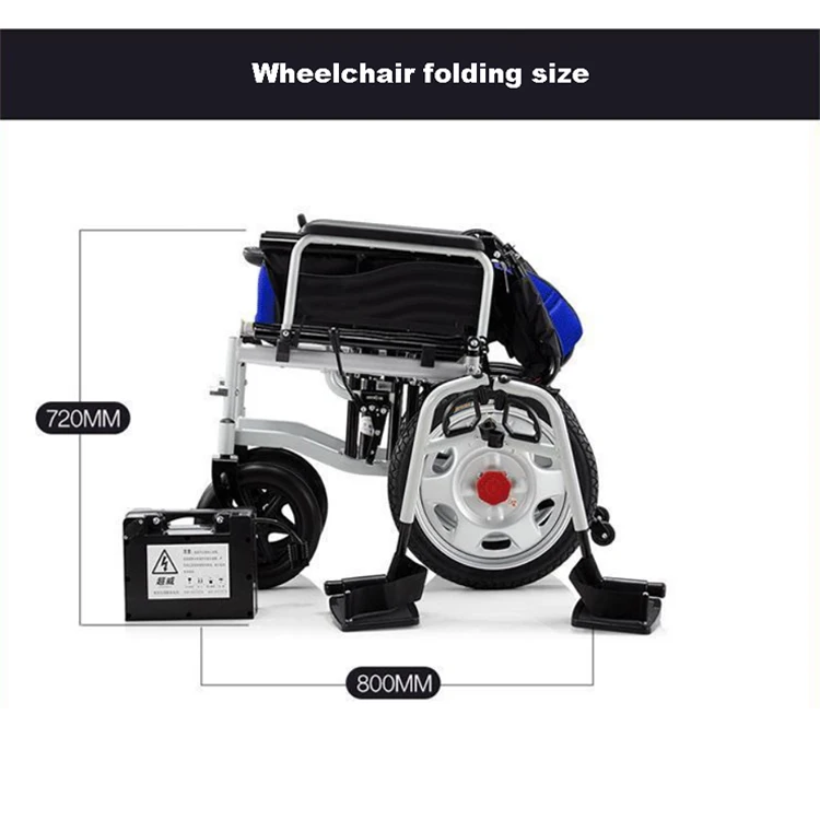 Factory Custom Seat Cushions Backrests Multifunctional Paralysis Electric Wheelchair Lightweight Adjustable Folding Wheelchair