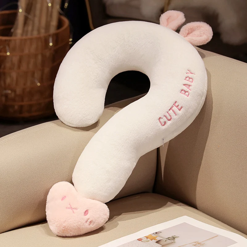 Question Mark Stuffed Neck Pillow Creative Comfortable