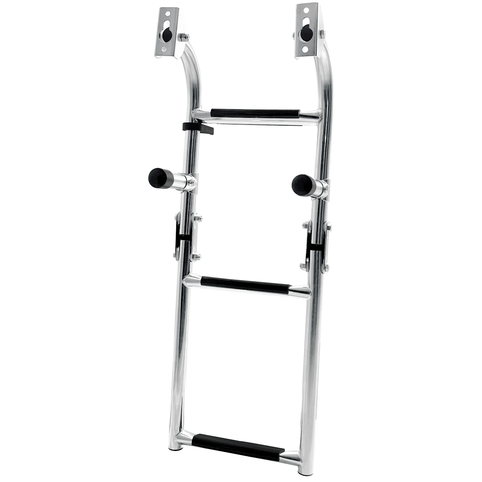 Stainless Steel Folding Boat Boarding Ladder For Pontoon21 Steps