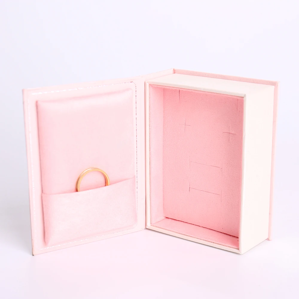 תיבת מתנה קשיחה מגנטית בסגנון ספר מותאמת, אריזה מקופלת מקרטון גלי עשיר, ציפוי מט, שירות OEM/ODM