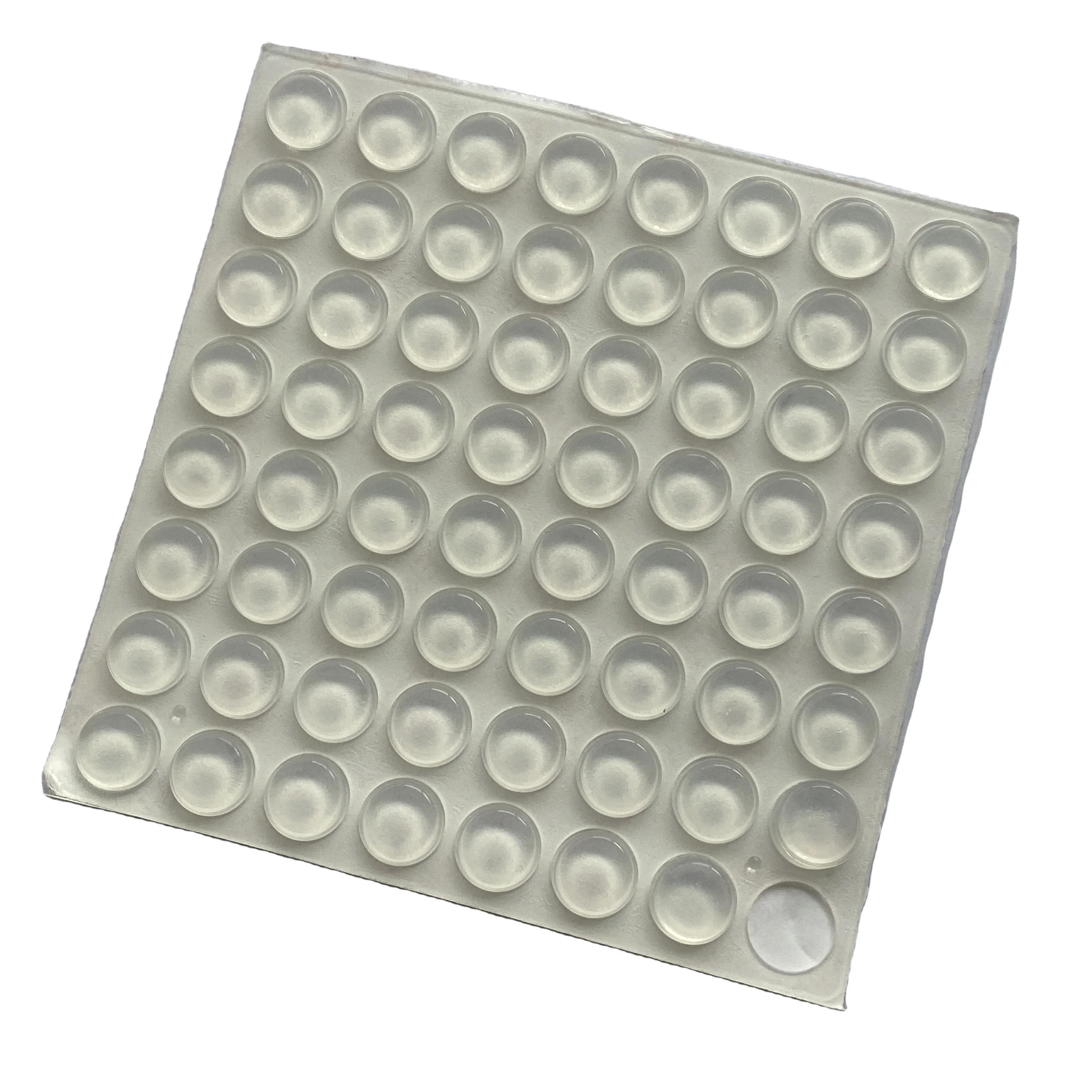 Furniture Silicone Rubber Pads Clear Rubber Feet Bumpers Pads Clear Adhesive Bumper Gaskets