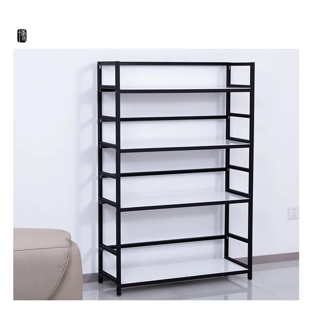 China's Big Factory's Aluminum Profile Rack Storage 4-Layer Minimalist Metal Shelves and Bookcase From BROOCH-Good Price!