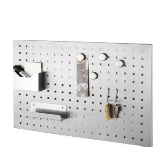 Stainless Steel Magnetic Memo Board A1 595x840mm with Holes 