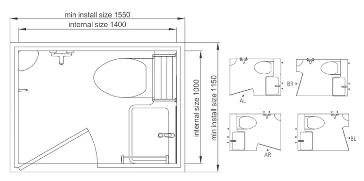 Special Offer Of The Prefab Bathroom Pods Ub1014 With Super Low Price ...