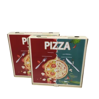 Hot off the shelf Good quality, customizable pizza boxes of all sizes Wavy cardboard pizza boxes