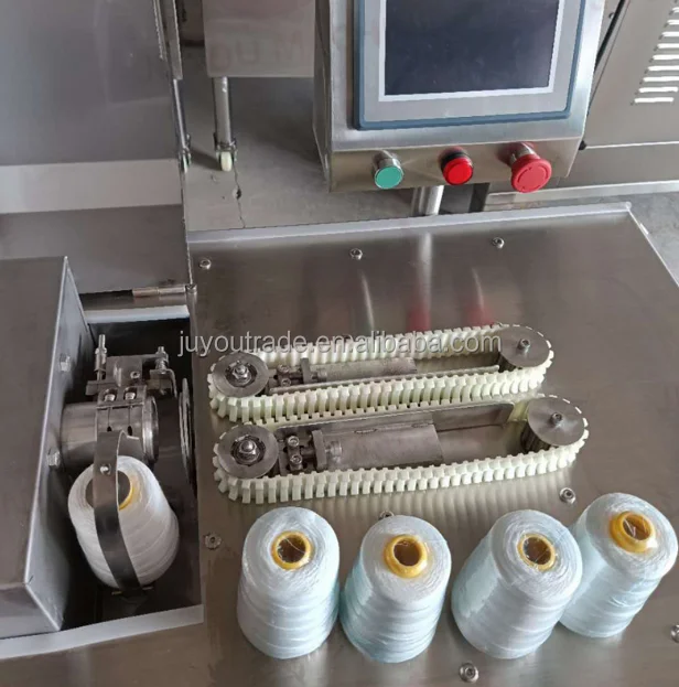 English Touch Panel Sausage Linker Tying Machine Sausage Clipper Twisting Machine Clipping Sealing Knotting Machine