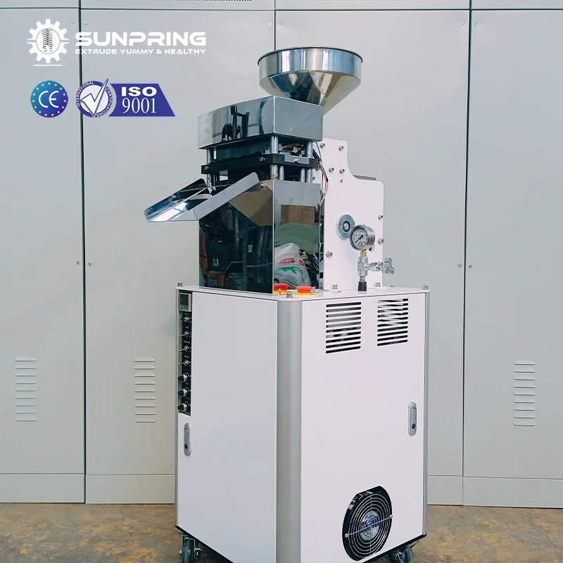 SunPring Rice Chips Cracker Cake Machinery 45mm Round Rice Cake Popping Machine