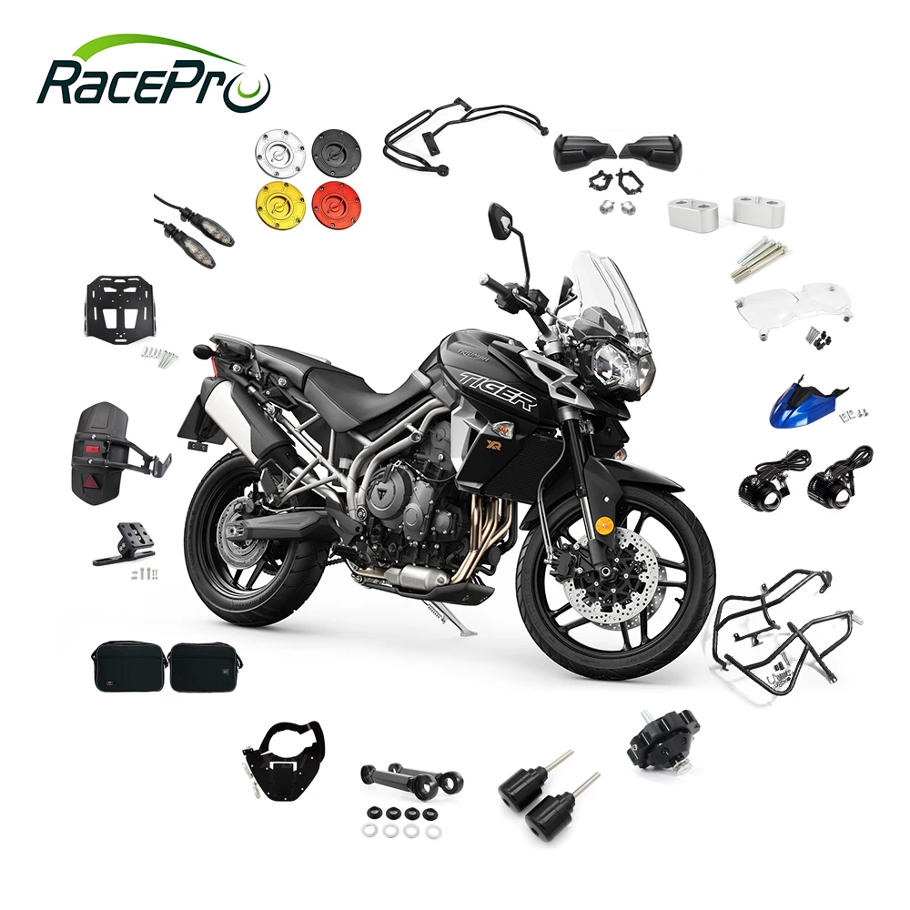 Source RACEPRO Tiger 800 Windshield Headlight Motorcycle Custom Parts Accessories Triumph Tiger 800 XC XCA XR XRT XRX on m.alibaba.com