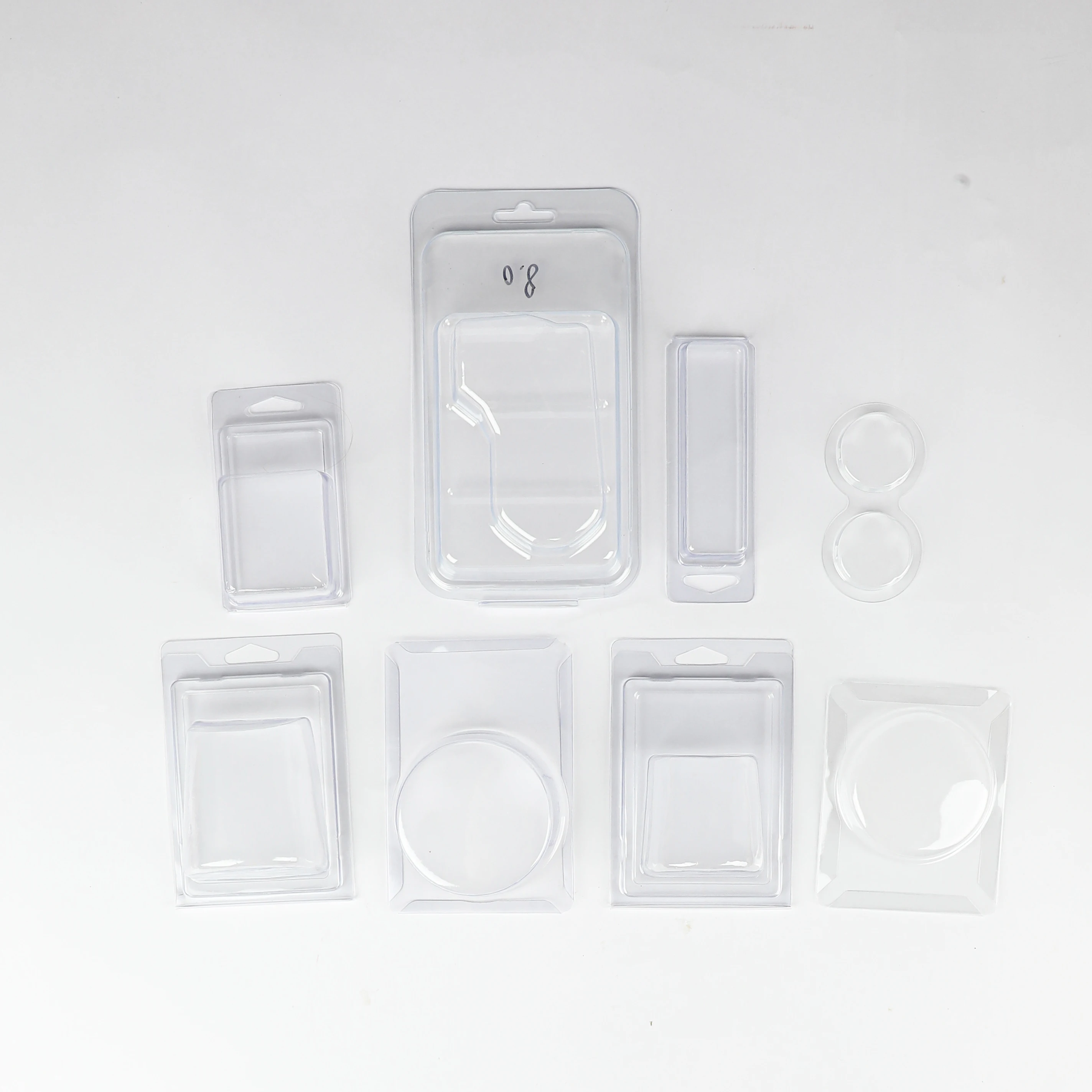 Quality Assurance Transparent Plastic PVC,PET Candle Wax Melts Clamshell Packaging