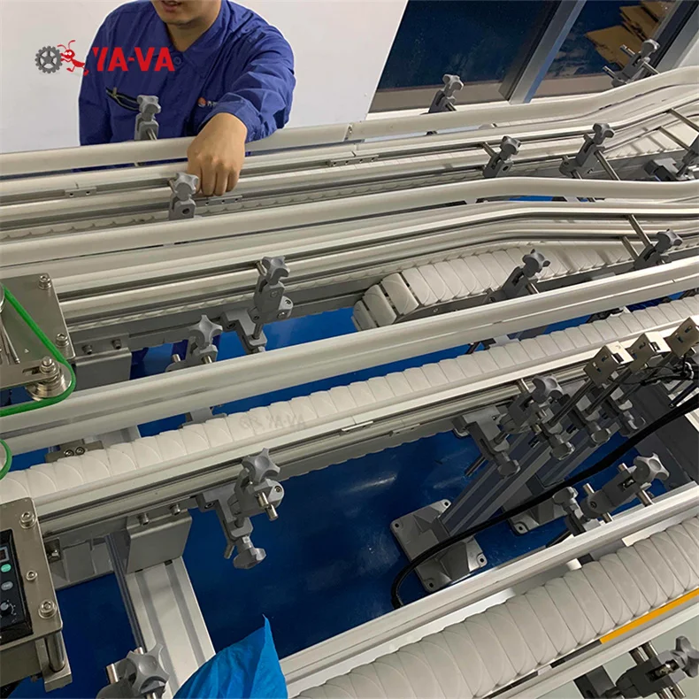 Factory Customized Aluminum Structure Flexible Chain Conveyor