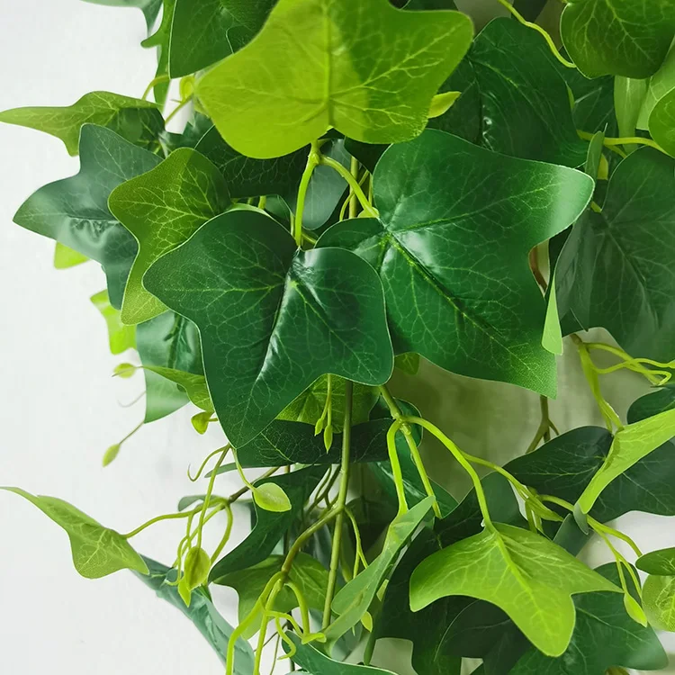 1,1 m Knstliche Efeu-Ranken Deckendekoration Grne Blattwerk-Ranken  Hngende Pflanze Plastik Knstliche Bltter Grnes Simulationsdesign|  Alibaba.com