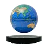 Black base with levitating globe