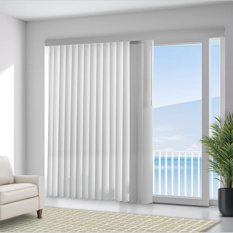 Modern Design Electric Motorize Curve Blinds Wave Track Vertical Blinds Light Luxury Dream Blinds