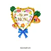 Corazón colorido con lazo - Te quiero mamá