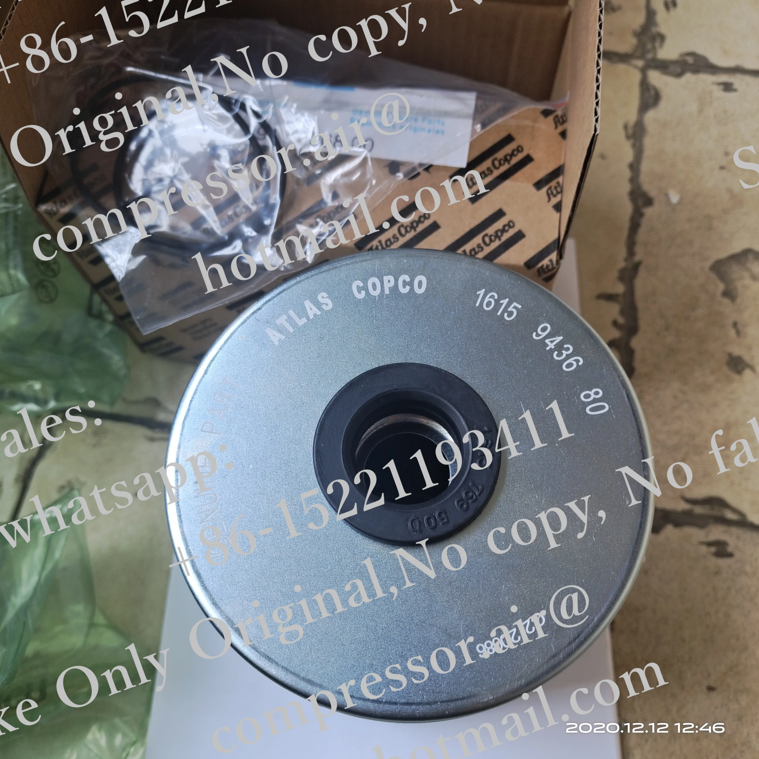 Atlas Copco Fuel Filter Assembly - Original Part 1615881880
