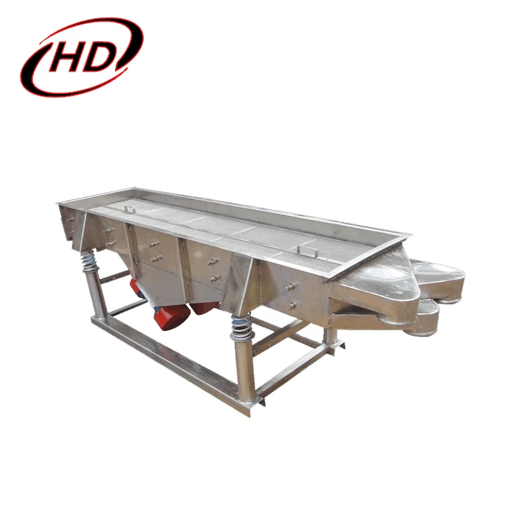 Electric Vibrating Sieve Linear Vibratory Screen Separator for Plastic Pellets
