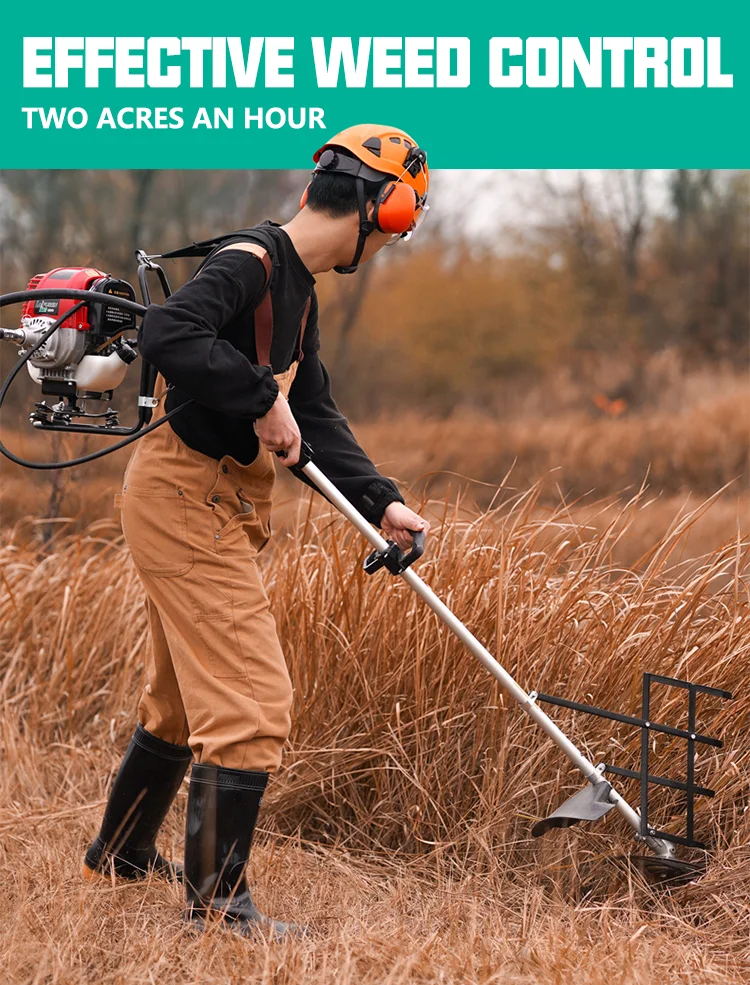 Multifunctional Gasoline Lawn Mower Wasteland Ripper Weeding Machine