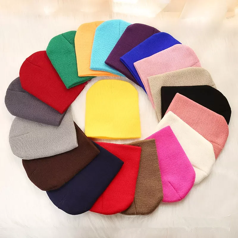 Wholesale In Stock 2022 Winter Hats Men Women Unisex Baby Kids Children ...