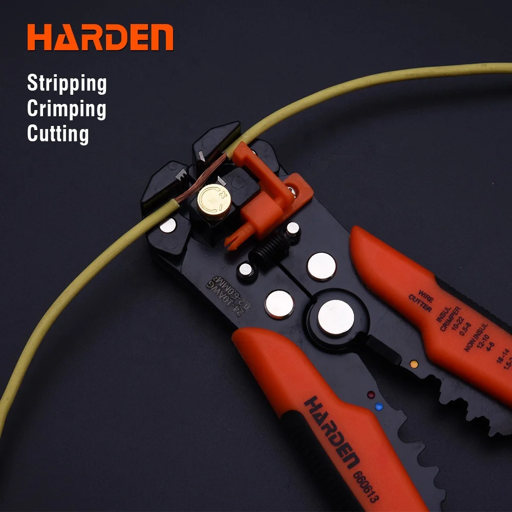 HARDEN Tools Wholesale Custom Germany Type Hand Tool Copper Electric Cable Wire Stripper