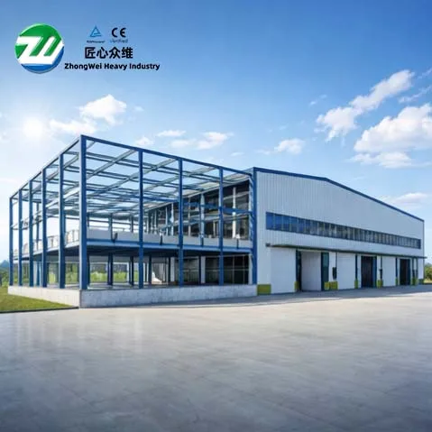 Ocelová skladovací hala odolná proti korozi s dlouhou životností, certifikovaná podle ISO 9001