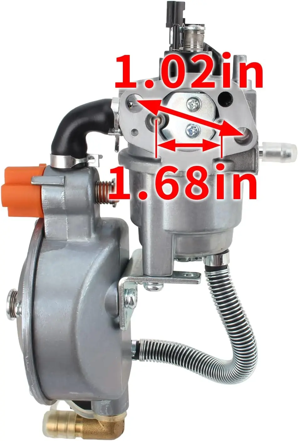 Carburetor Dual Fuel Conversion Kit for Honda GX160 GX200 168F 170F 2KW-2.8KW Generator Engine LPG Gasoline Carb Assembly