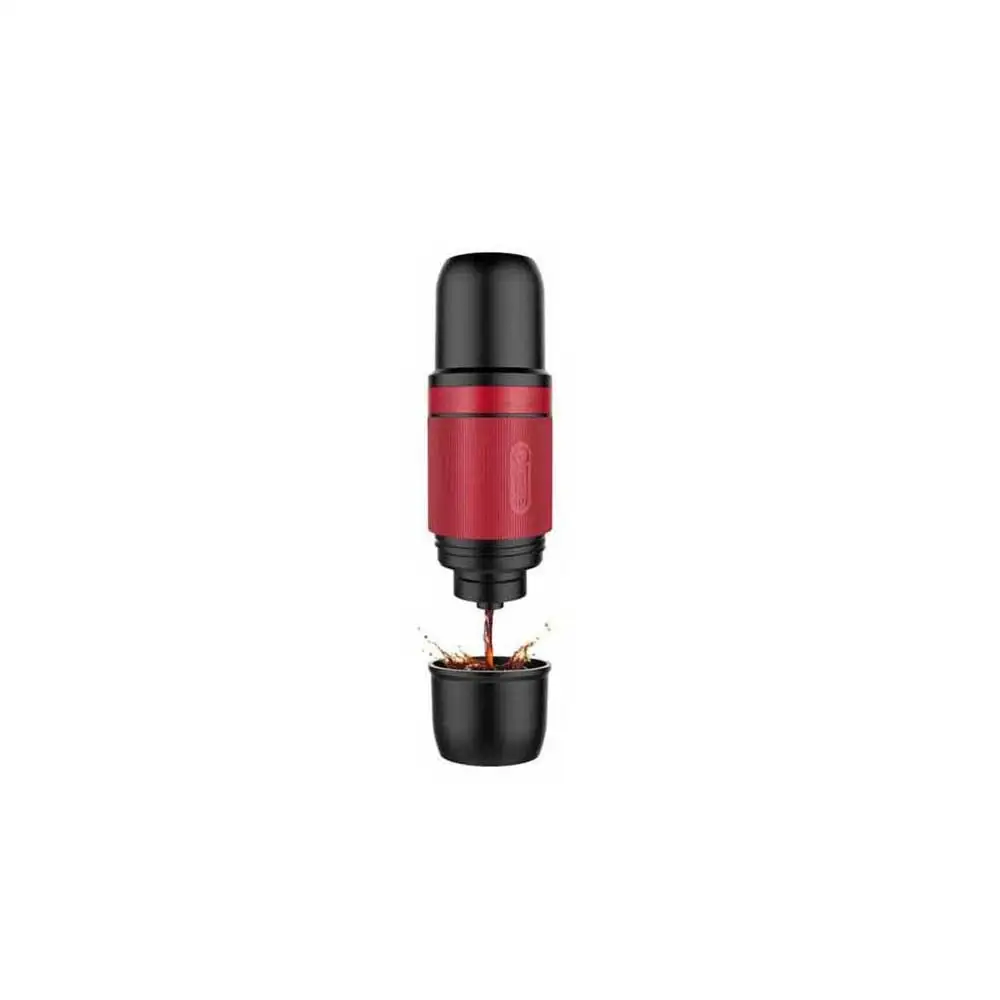 Small Capacity Personal Use Portable Espresso Machine Mini Manual Coffee Maker for Coffee Ground or Nespresso Compatible Capsule