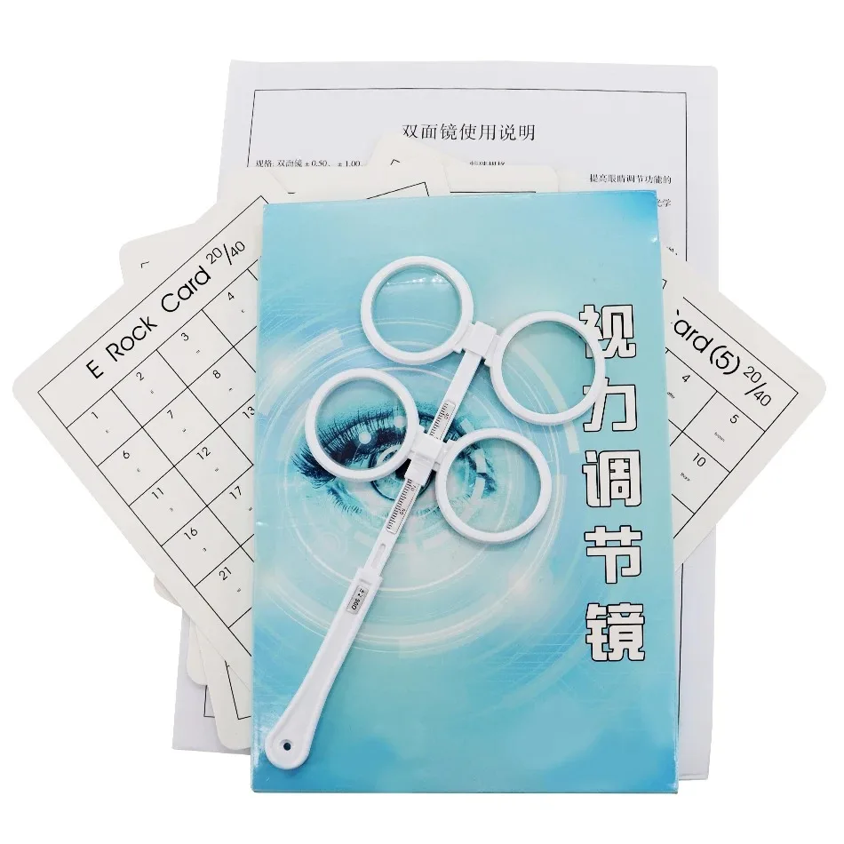 0.50D to 4.00D Scale Flip Lens Confirmation Test Optical Flipper Optometry Plastic Adjustable PD Ophthalmic