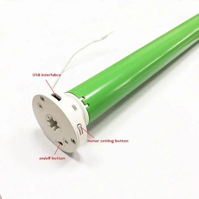 Smart Control DM28LEU Rechargeable Tubular Motor Compatible with Alexa Google Home Zigbee  System Fit for 38mm Tube