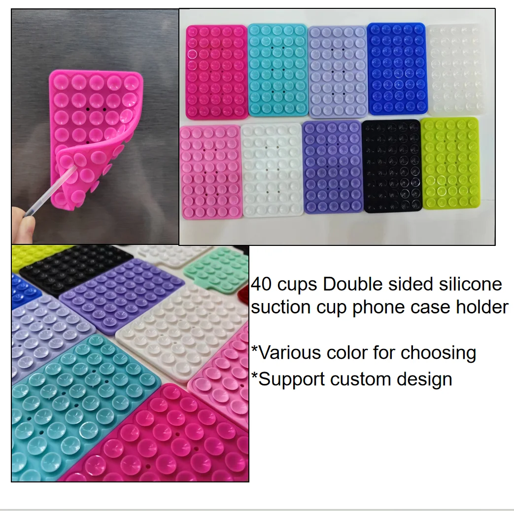 Supporto A Ventosa Per Telefono - Impugnatura Adesiva In Silicone Per Superfici Lisce - Foto 9