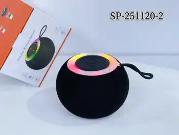 RGB LED Portable Wireless Speaker SP-251120-2 Mini Bluetooth Speaker with Colorful Lights, Multiple Colors Available